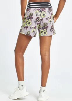 Clearance Oiselle Amd Shorts Lavender Flora Print