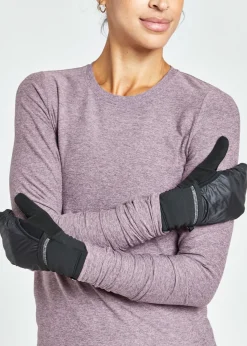 Outlet Oiselle Bad Weather Gloves Black