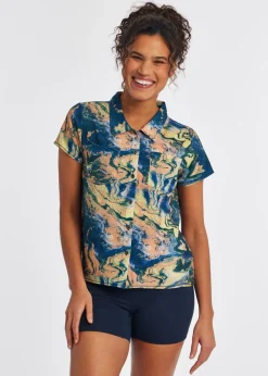 Discount Oiselle Benjamina Button Short Sleeve