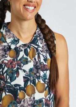 Oiselle Benjamina Button Sleeveless