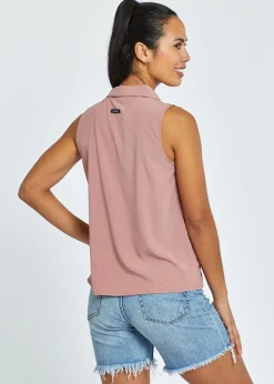 Oiselle Benjamina Button Sleeveless