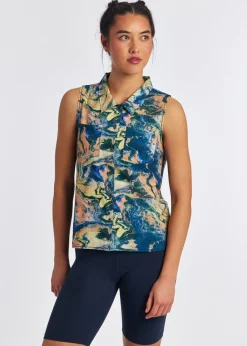 Oiselle Benjamina Button Sleeveless