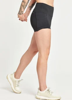 Outlet Oiselle Dart Shorts Mini Black