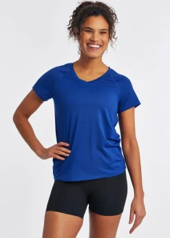 Clearance Oiselle Essential Bird V Neck Short Sleeve