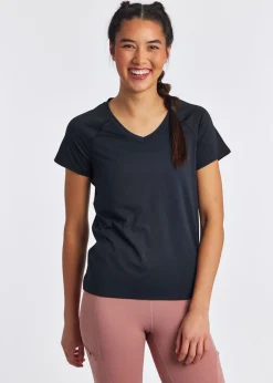 Clearance Oiselle Essential Bird V Neck Short Sleeve