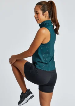 Online Oiselle Firecracker Mock Neck Tank
