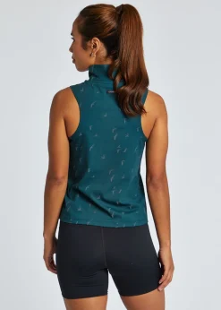 Online Oiselle Firecracker Mock Neck Tank