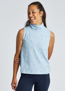 Online Oiselle Firecracker Mock Neck Tank