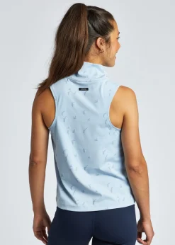 Online Oiselle Firecracker Mock Neck Tank