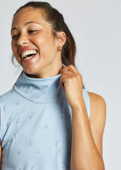 Online Oiselle Firecracker Mock Neck Tank
