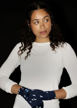 Oiselle Firecracker Reflective Gloves