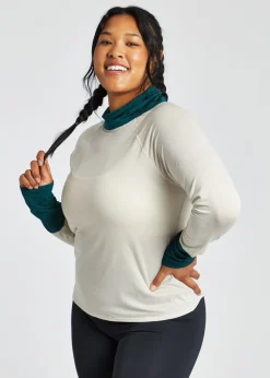 Clearance Oiselle Flyout Mock Neck Long Sleeve