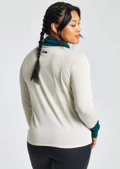 Clearance Oiselle Flyout Mock Neck Long Sleeve