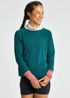 Clearance Oiselle Flyout Mock Neck Long Sleeve