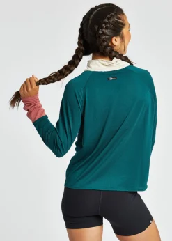 Clearance Oiselle Flyout Mock Neck Long Sleeve