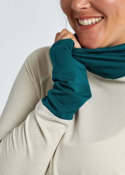 Clearance Oiselle Flyout Mock Neck Long Sleeve