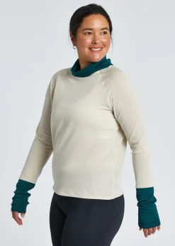 Clearance Oiselle Flyout Mock Neck Long Sleeve