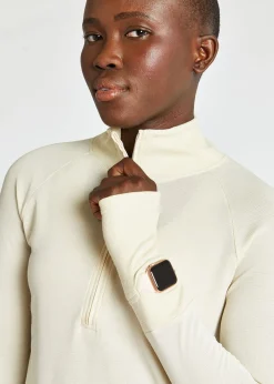 Oiselle Flyout Wool Half Zip