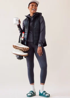 New Oiselle Herringbird 3/4 Tights Black