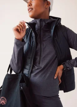 New Oiselle Herringbird Hoodie Black