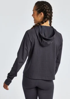 New Oiselle Herringbird Hoodie Black