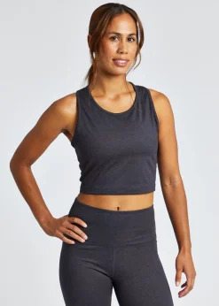 Discount Oiselle Herringbird Long Crop Black