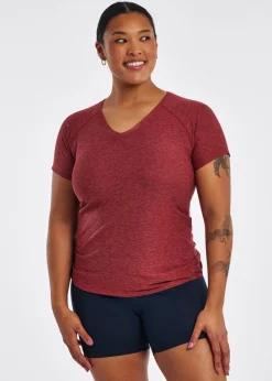 Best Oiselle Light Lux V-Neck Tee