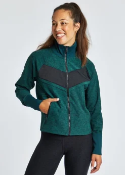 Clearance Oiselle Lux V Formation Track Jacket