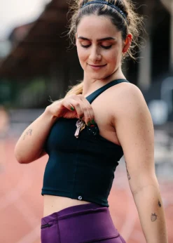Best Oiselle Pockito Long Bra