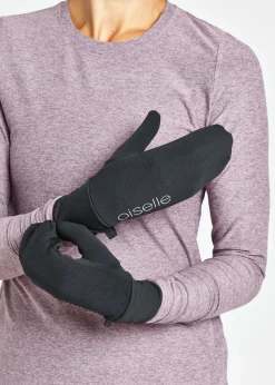 Outlet Oiselle Power Move Mittens Black