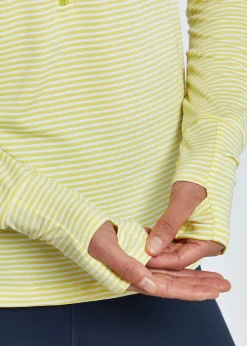 Discount Oiselle Striped Half Zip