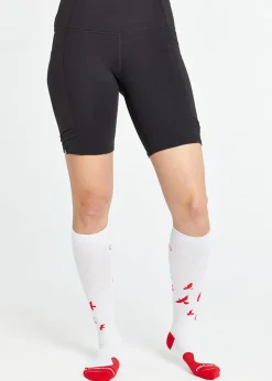 Discount Oiselle Tall Bird Pro Compression Socks | Running Socks | Blaze