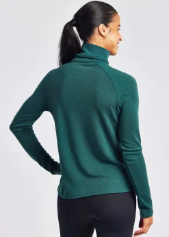 Outlet Oiselle Wazzie Wool Jacquard Half Zip