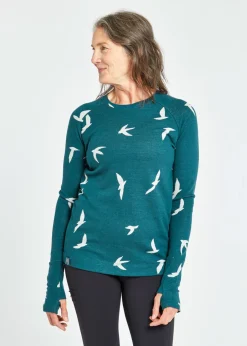 Online Oiselle Wazzie Wool Jacquard Long Sleeve