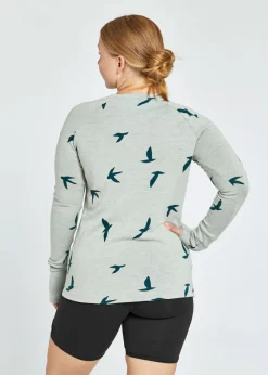 Online Oiselle Wazzie Wool Jacquard Long Sleeve