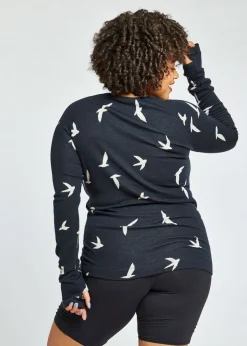 Online Oiselle Wazzie Wool Jacquard Long Sleeve